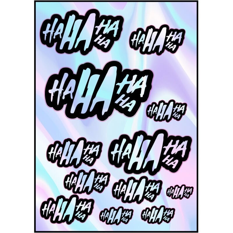 MOTOSİKLET HOLOGRAM ÇOKLU STİCKER