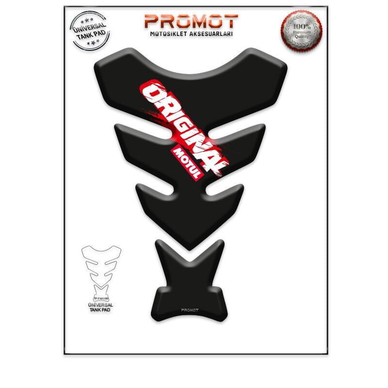 Universal Motosiklet Tank Pad 3D Sticker 0180