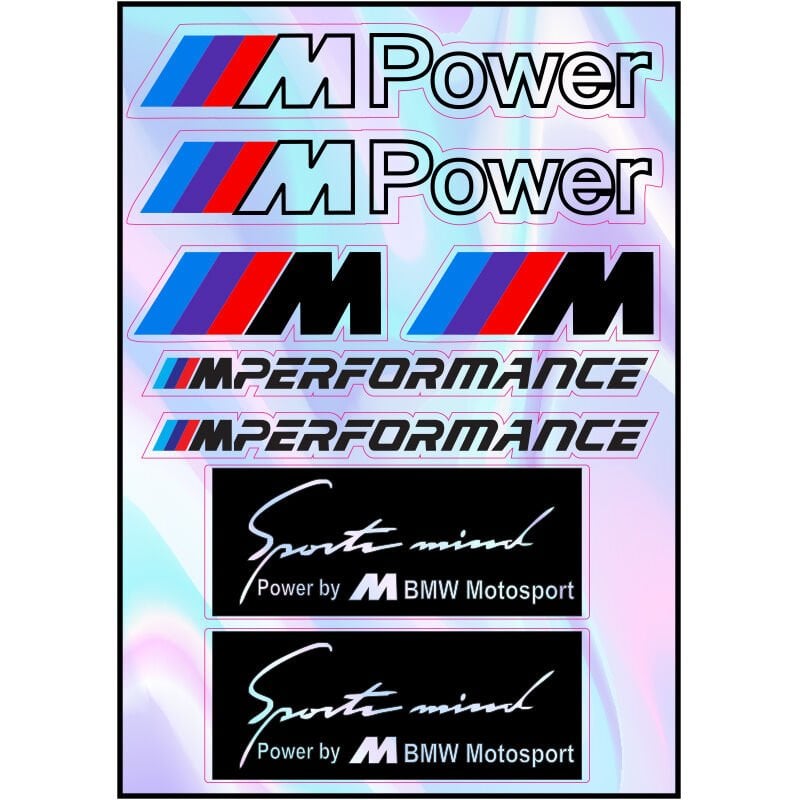 MOTOSİKLET HOLOGRAM ÇOKLU STİCKER