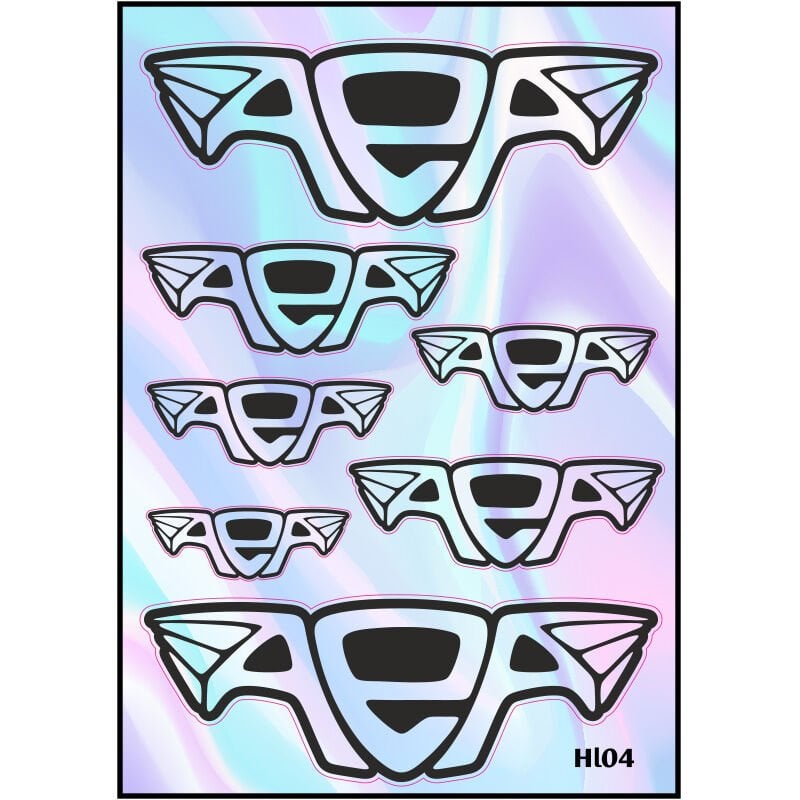 MOTOSİKLET ALTIN ELBİLESİ ADAM HOLOGRAM ÇOKLU STİCKER