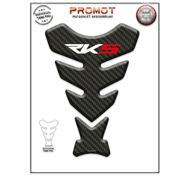 Universal Motosiklet Tank Pad 3D Sticker 0189