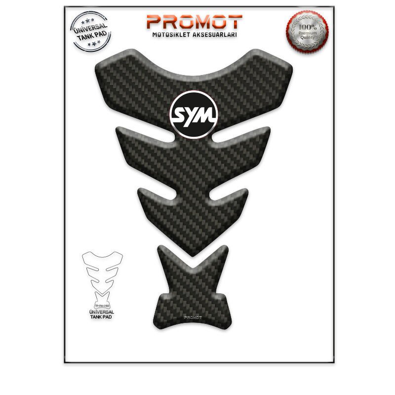 Universal Motosiklet Tank Pad 3D Sticker 0192