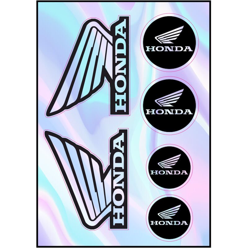 MOTOSİKLET HONDA UYUMLU HOLOGRAM ÇOKLU STİCKER