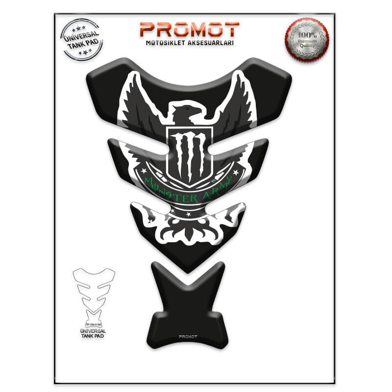 Universal Motosiklet Tank Pad 3D Sticker 0194