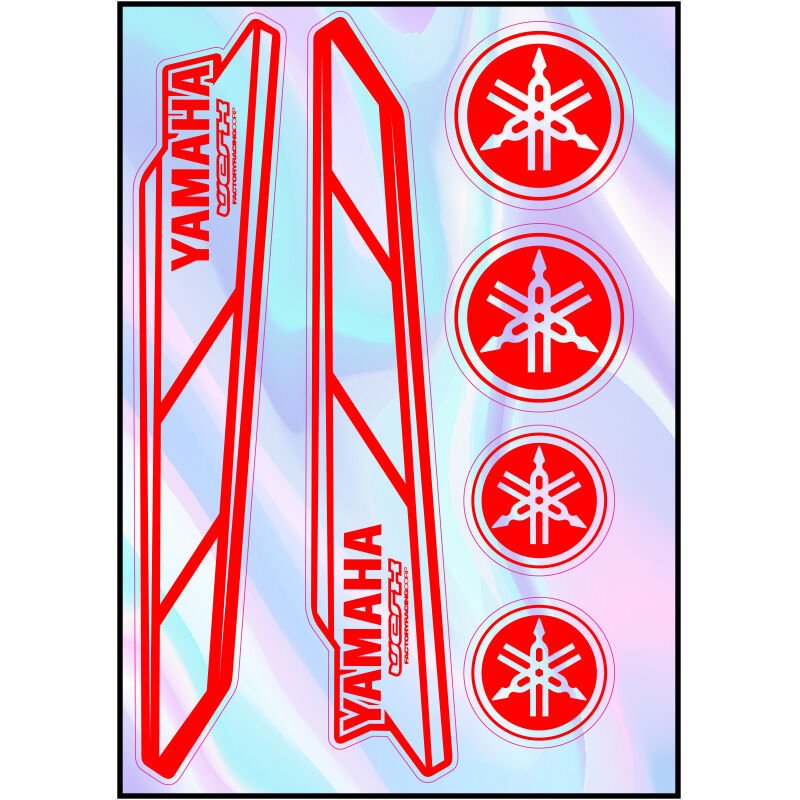 MOTOSİKLET YAMAHA UYUMLU HOLOGRAM ÇOKLU STİCKER