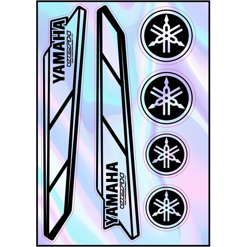 MOTOSİKLET YAMAHA UYUMLU HOLOGRAM ÇOKLU STİCKER