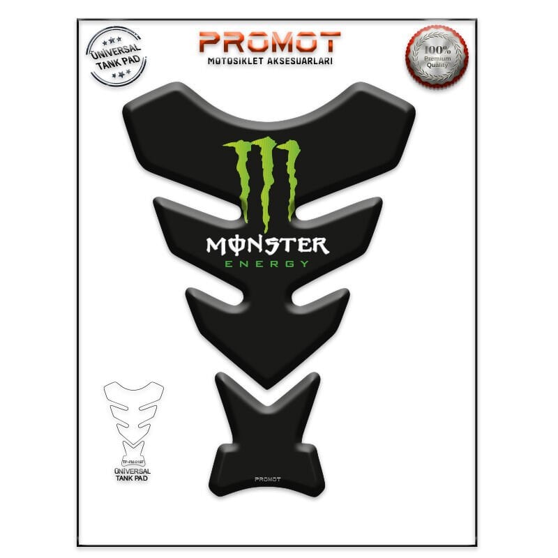 Universal Motosiklet Tank Pad 3D Sticker 0197