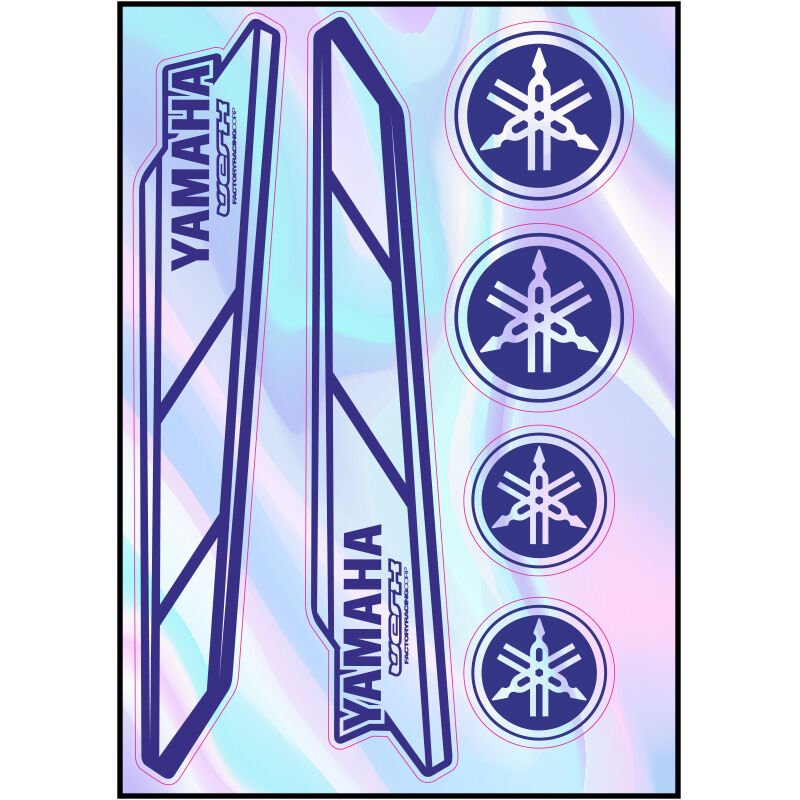 MOTOSİKLET YAMAHA UYUMLU HOLOGRAM ÇOKLU STİCKER