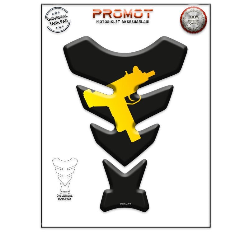 Universal Motosiklet Tank Pad 3D Sticker 0199
