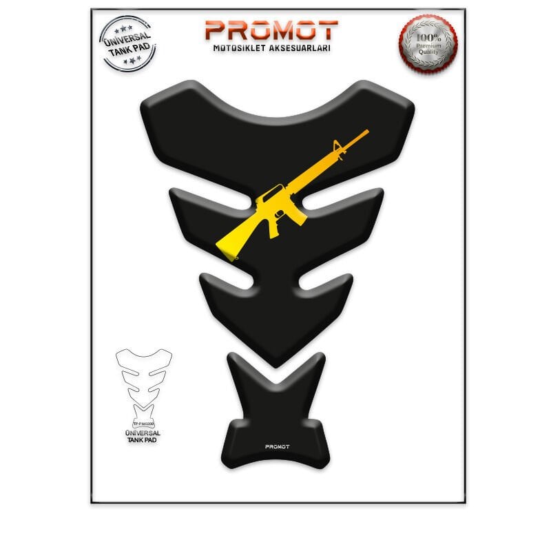 Universal Motosiklet Tank Pad 3D Sticker 0200