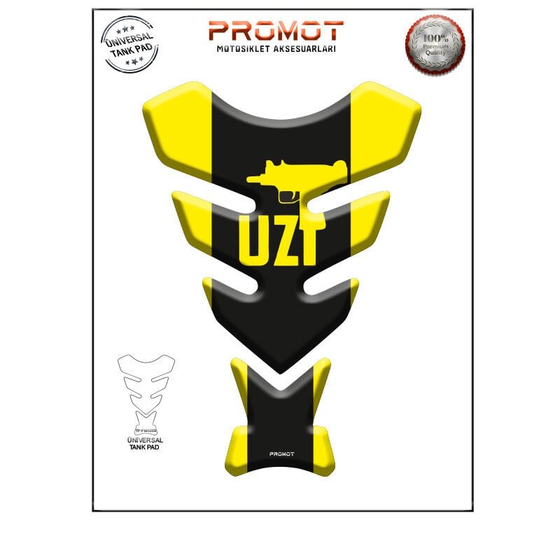 Universal Motosiklet Tank Pad 3D Sticker 0203