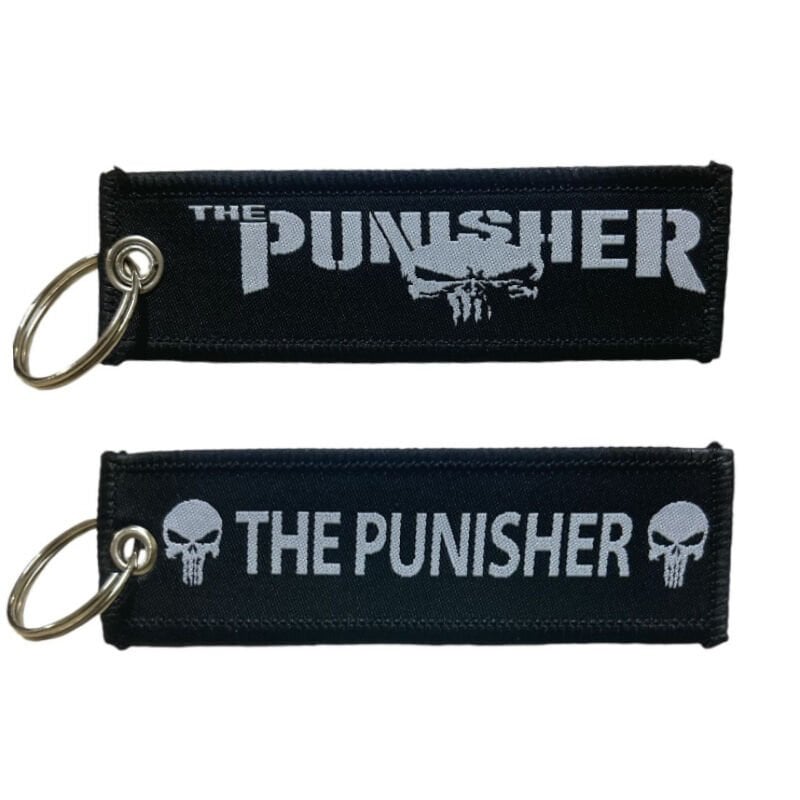 MOTOSİKLET PUNISHER ANAHTARLIK ÇİFT TARAFLI