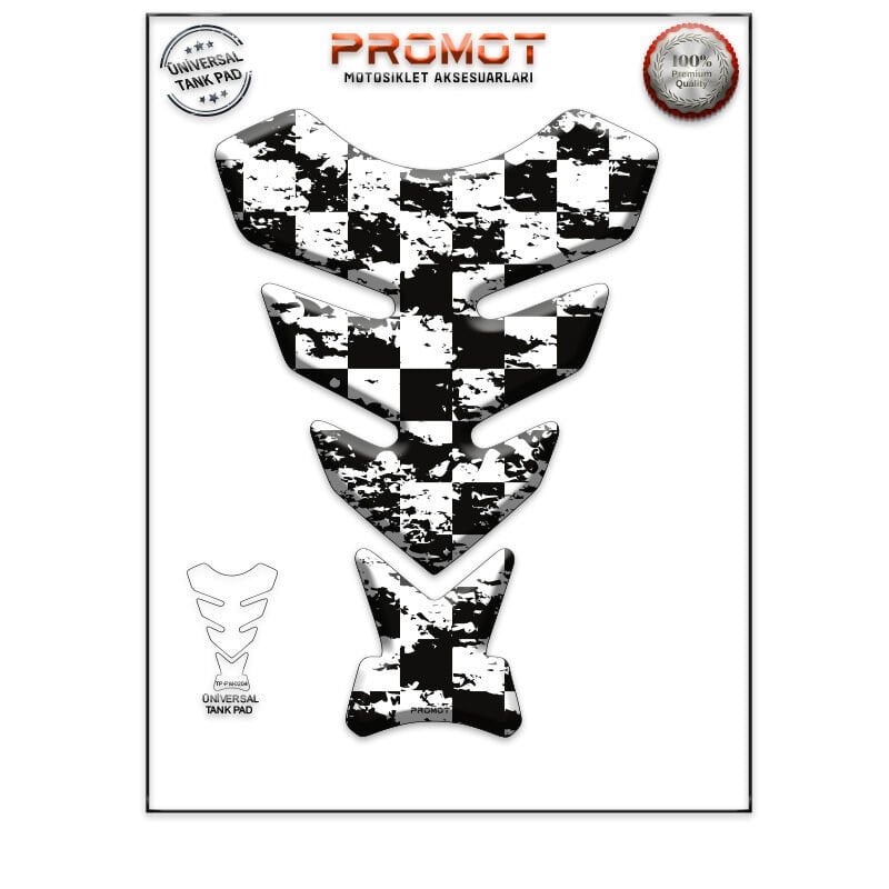 Universal Motosiklet Tank Pad 3D Sticker 0204