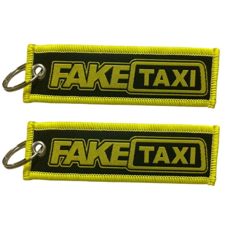 MOTOSİKLET FAKE TAXI ANAHTARLIK ÇİFT TARAFLI