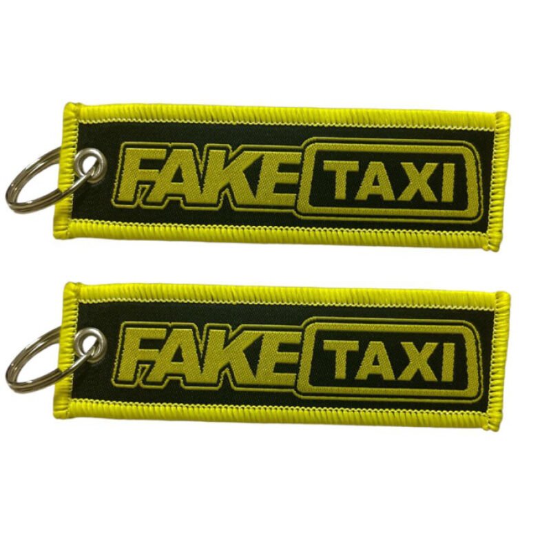 MOTOSİKLET FAKE TAXI ANAHTARLIK ÇİFT TARAFLI