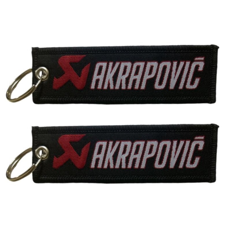 MOTOSİKLET AKRAPOVIC ANAHTARLIK ÇİFT TARAFLI