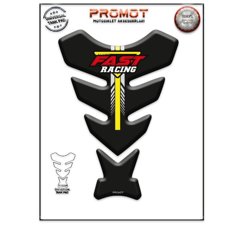 Universal Motosiklet Tank Pad 3D Sticker 0210