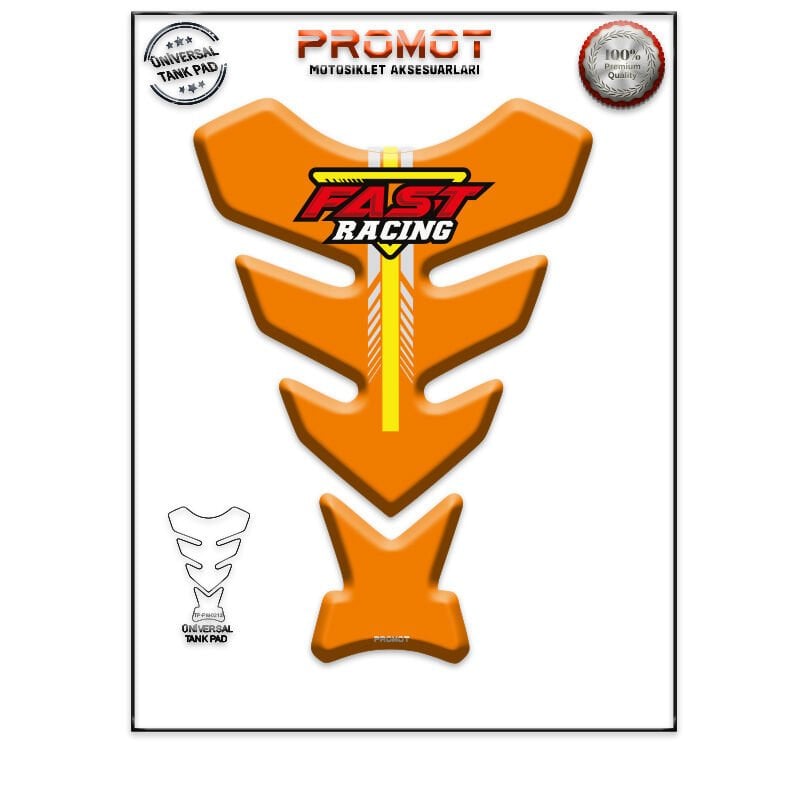 Universal Motosiklet Tank Pad 3D Sticker 0212
