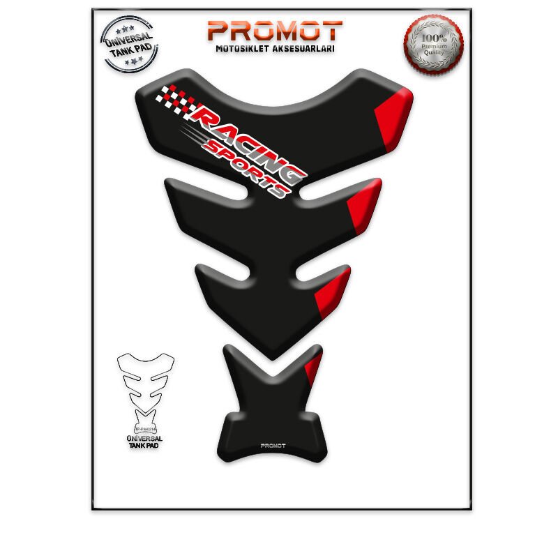 Universal Motosiklet Tank Pad 3D Sticker 0214