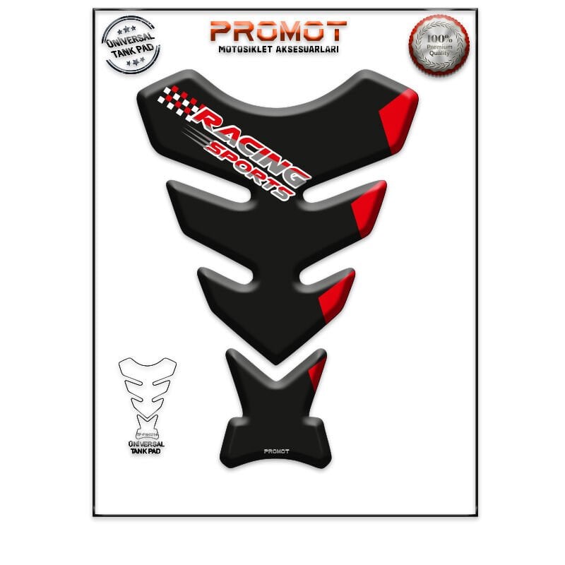 Universal Motosiklet Tank Pad 3D Sticker 0214