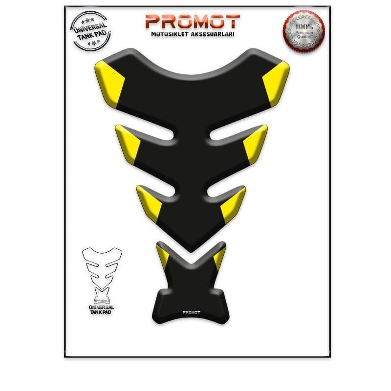 Universal Motosiklet Tank Pad 3D Sticker 0217