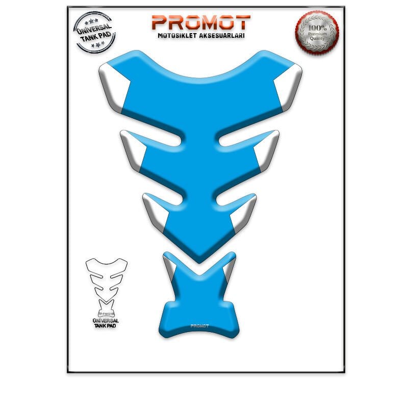 Universal Motosiklet Tank Pad 3D Sticker 0218