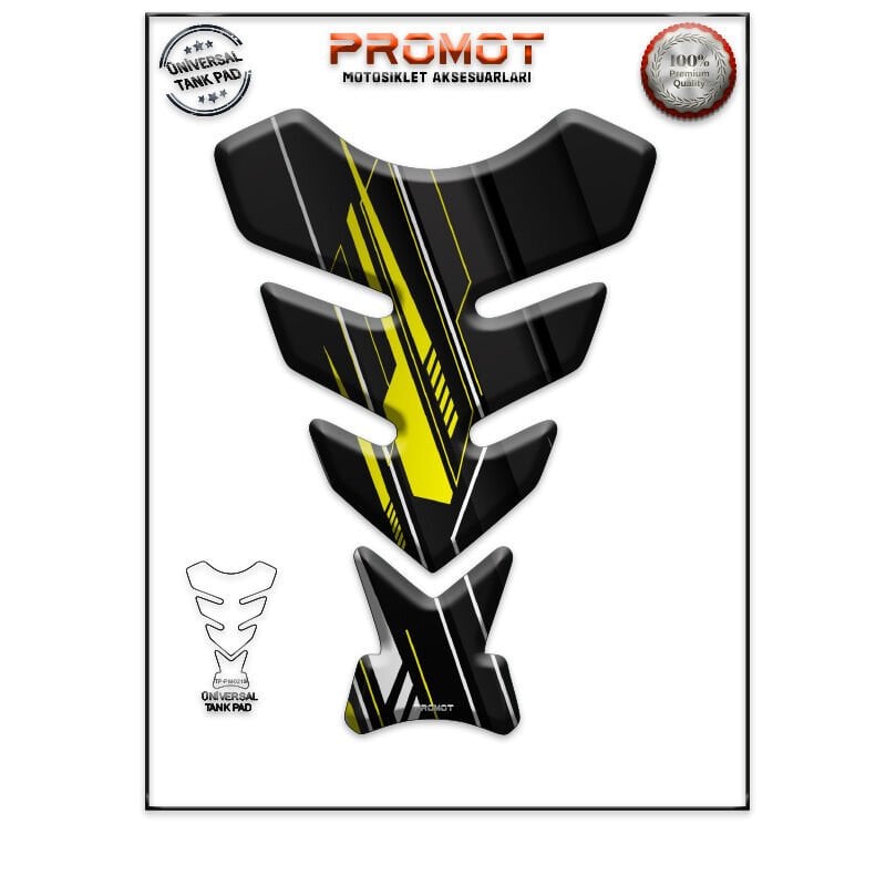 Universal Motosiklet Tank Pad 3D Sticker 0219