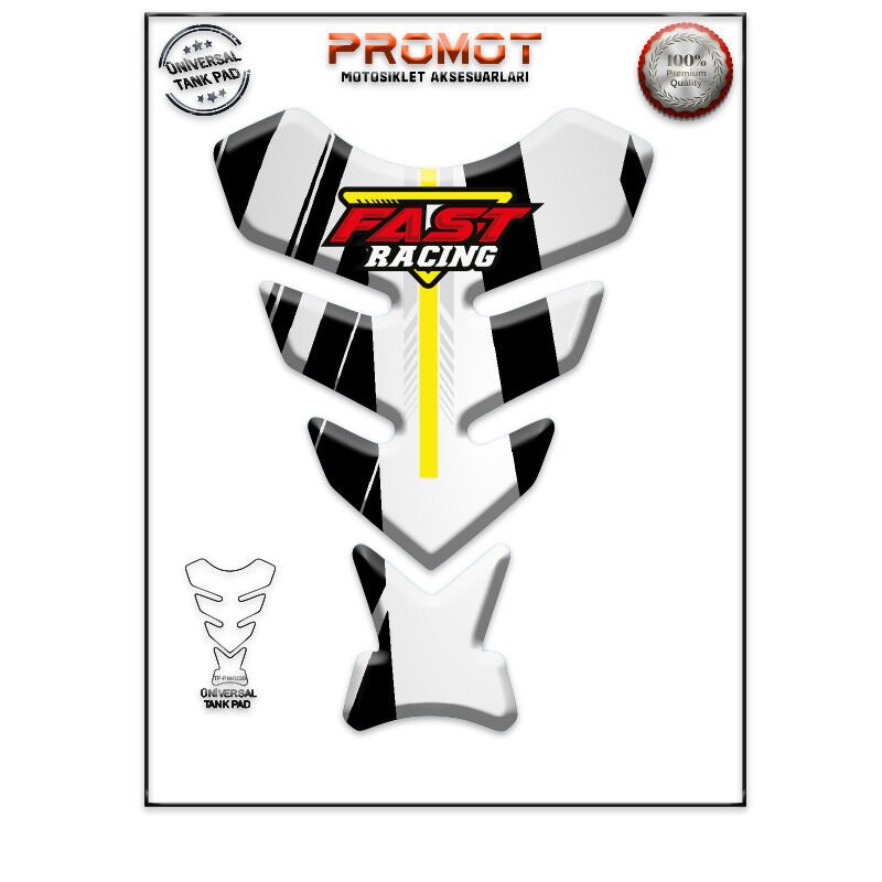 Universal Motosiklet Tank Pad 3D Sticker 0220