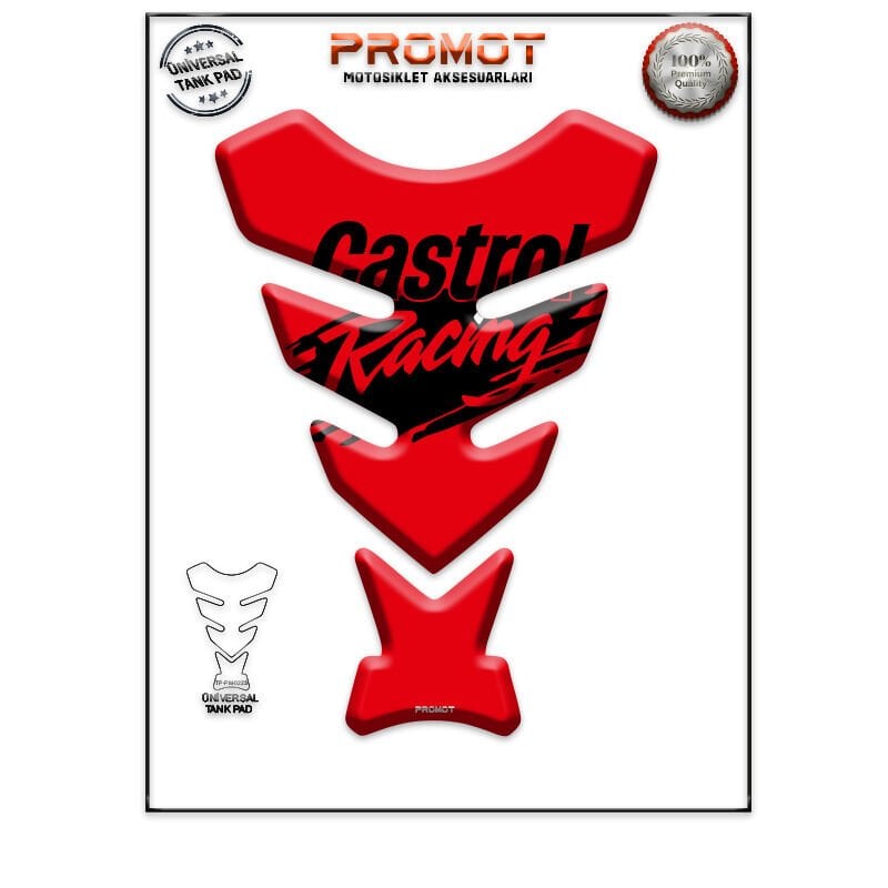 Universal Motosiklet Tank Pad 3D Sticker 0223