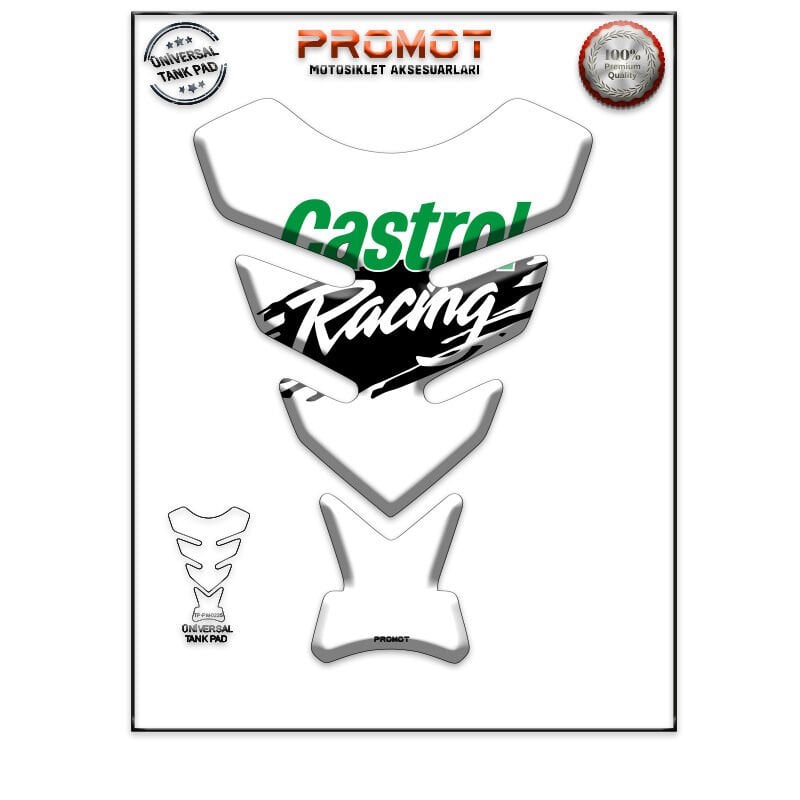 Universal Motosiklet Tank Pad 3D Sticker 0225