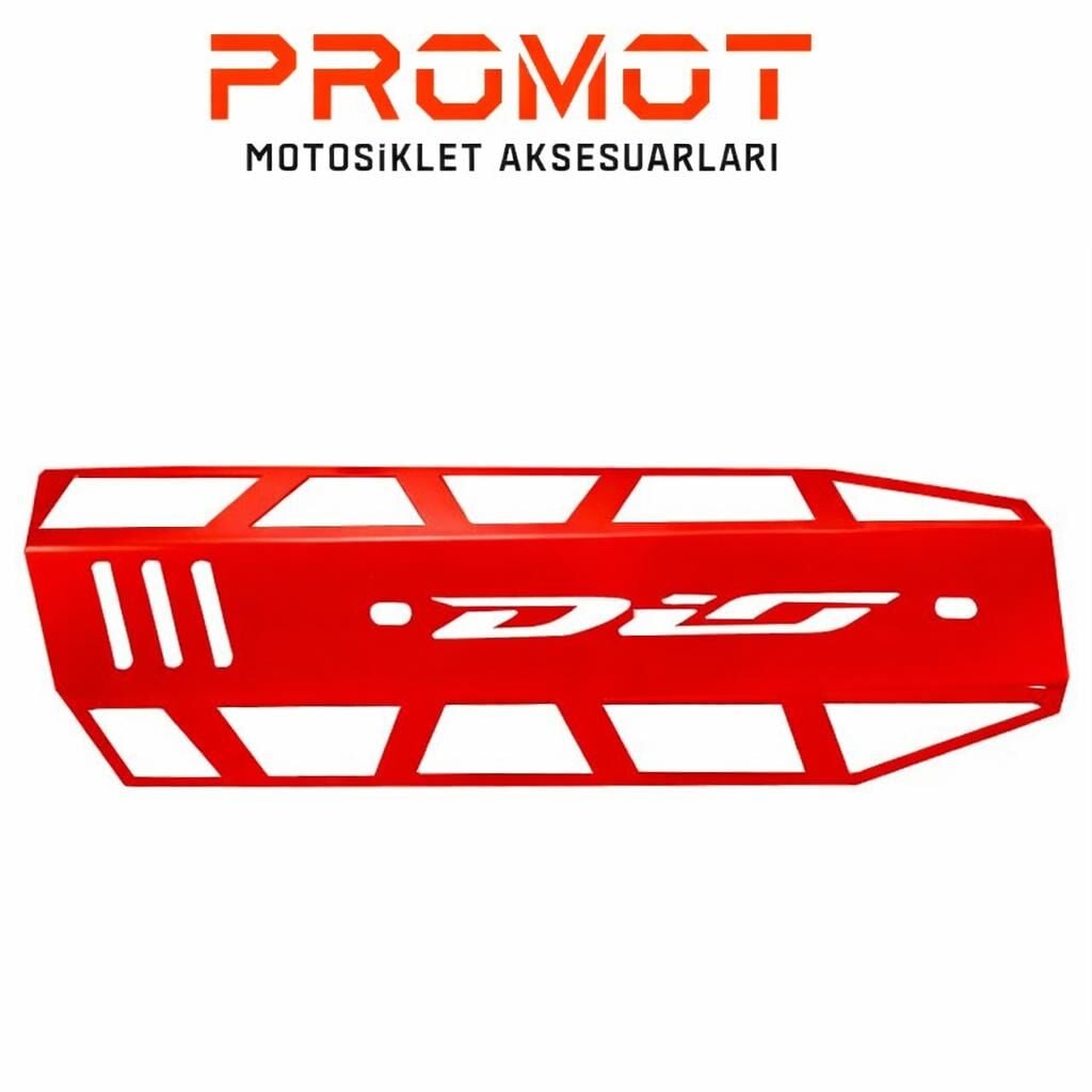 DİO UYUMLU EGZOZ KORUMA KIRMIZI RENK