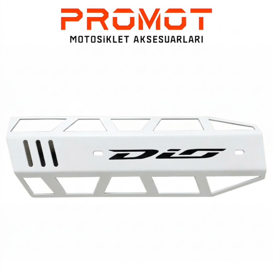 DİO UYUMLU EGZOZ KORUMA BEYAZ RENK