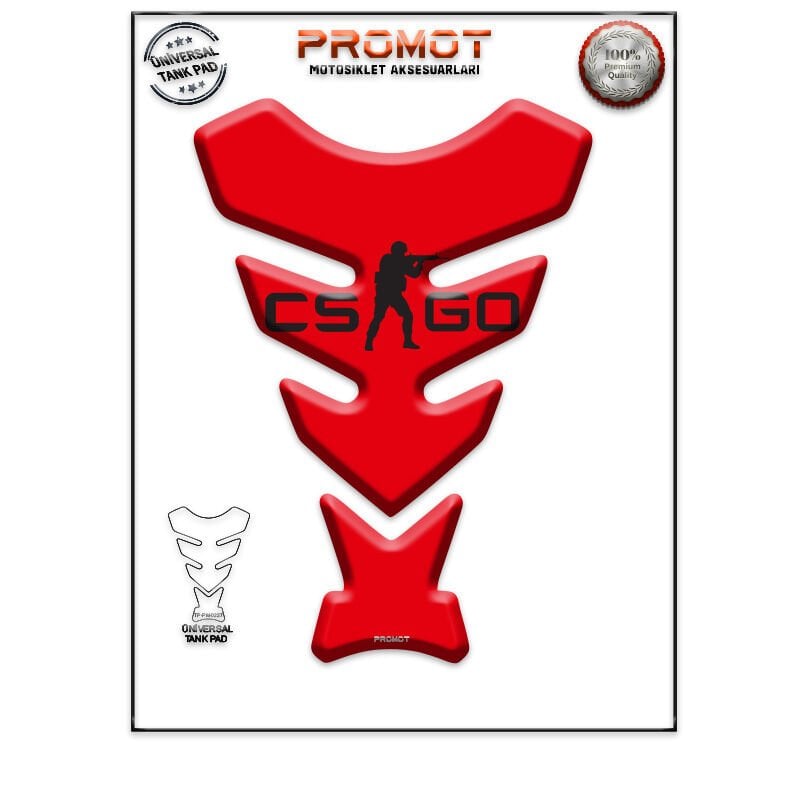 Universal Motosiklet Tank Pad 3D Sticker 0227