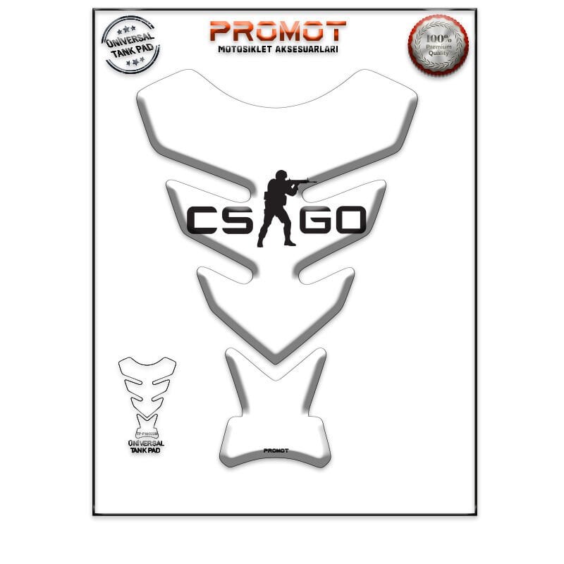 Universal Motosiklet Tank Pad 3D Sticker 0228