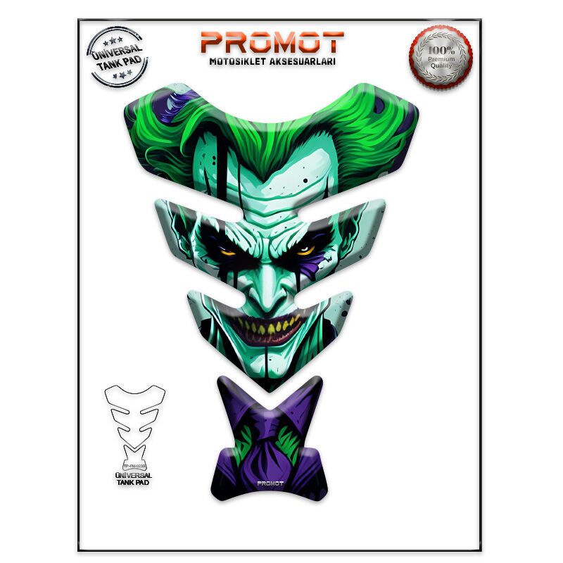 Universal Motosiklet Tank Pad 3D Sticker 0233
