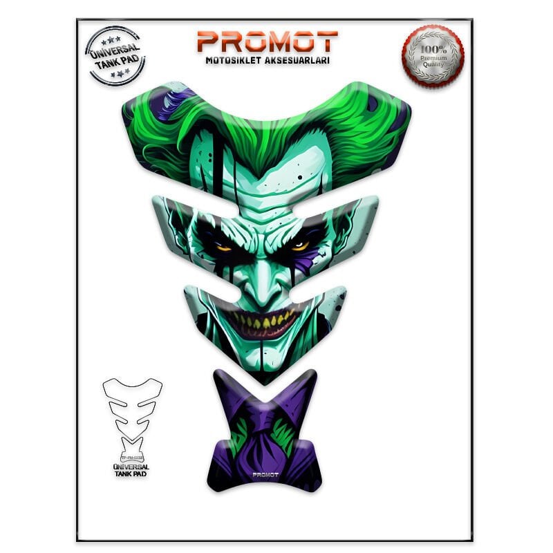 Universal Motosiklet Tank Pad 3D Sticker 0233