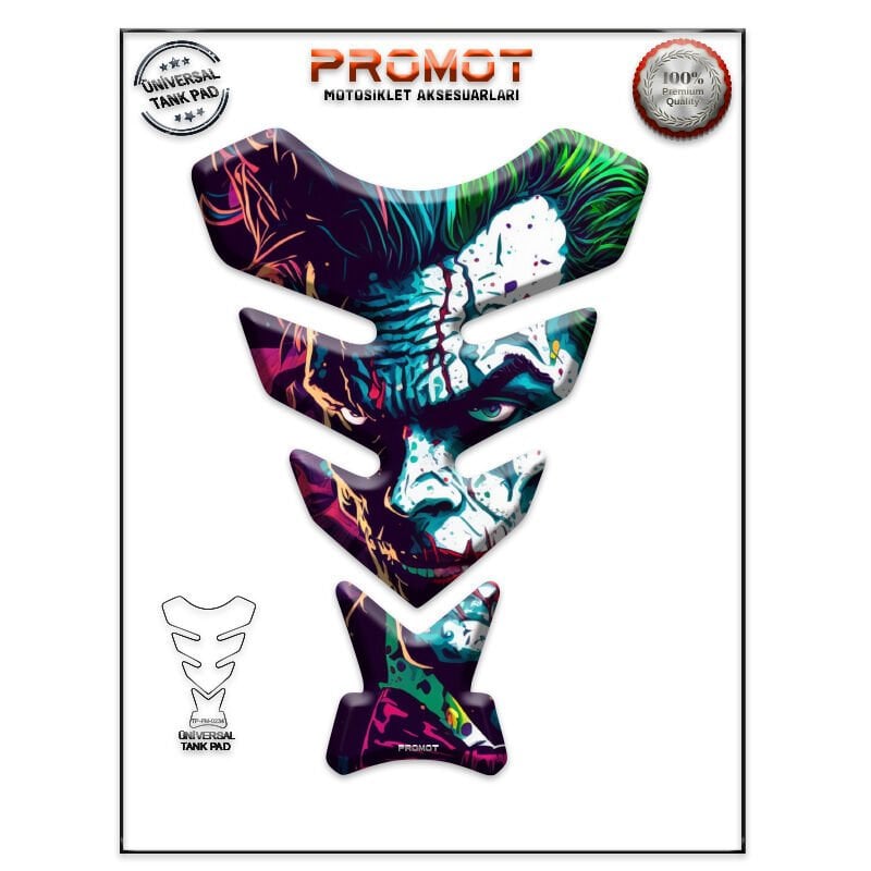 Universal Motosiklet Tank Pad 3D Sticker 0234
