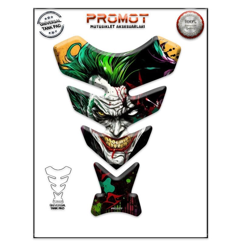 Universal Motosiklet Tank Pad 3D Sticker 0235