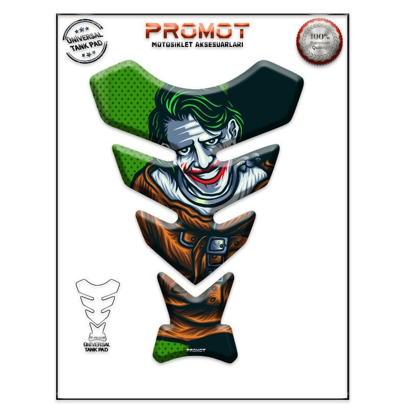 Universal Motosiklet Tank Pad 3D Sticker 0236
