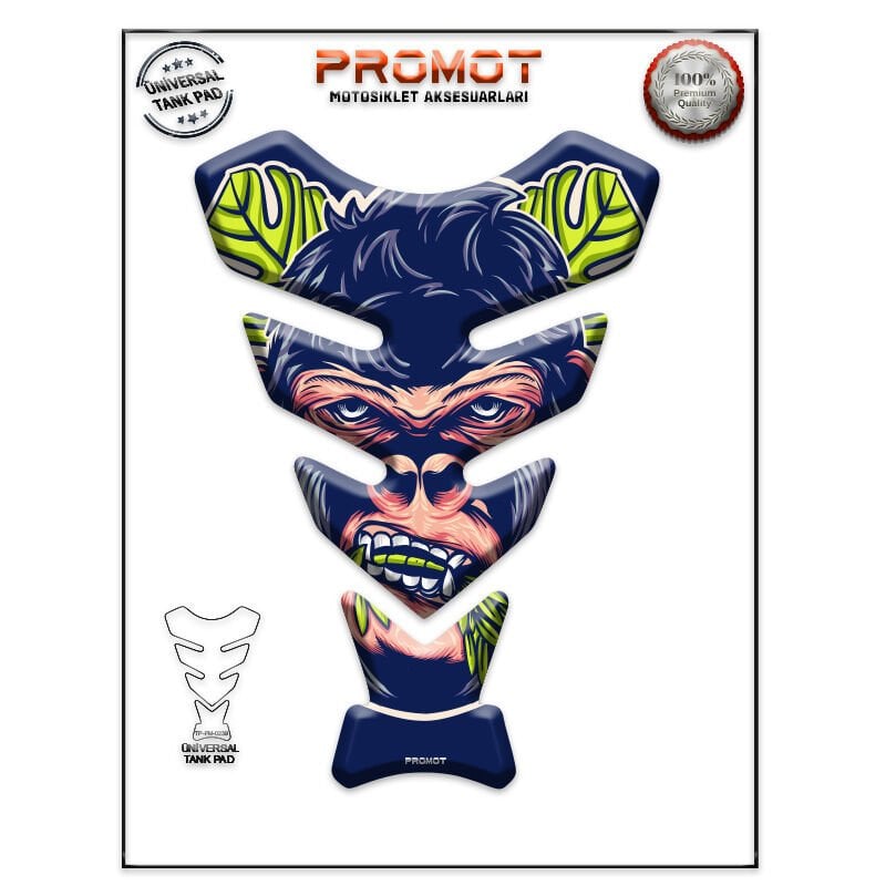 Universal Motosiklet Tank Pad 3D Sticker 0239