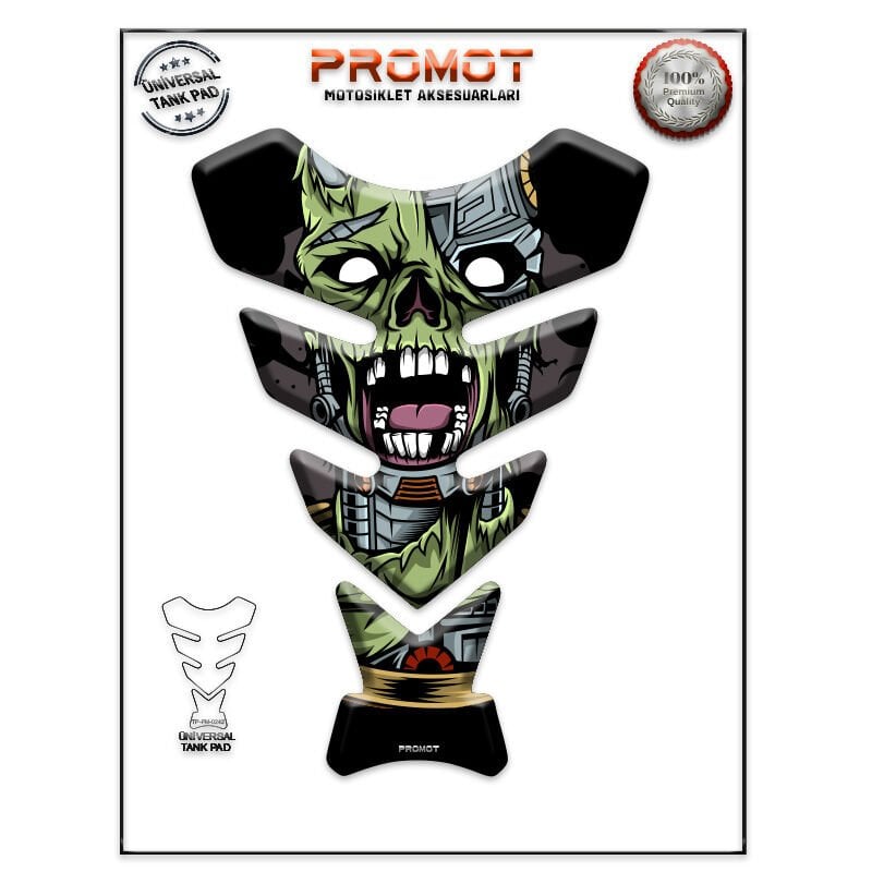 Universal Motosiklet Tank Pad 3D Sticker 0242