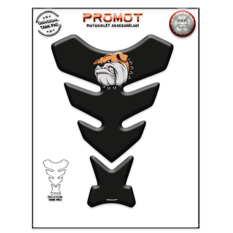 Universal Motosiklet Tank Pad 3D Sticker 0245