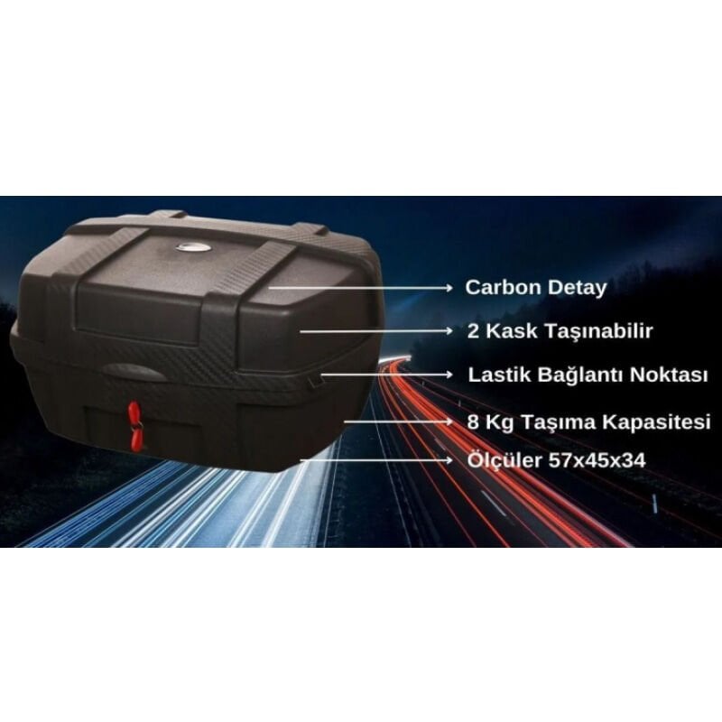 TİEN 52 LT MOTOSİKLET ÇANTASI