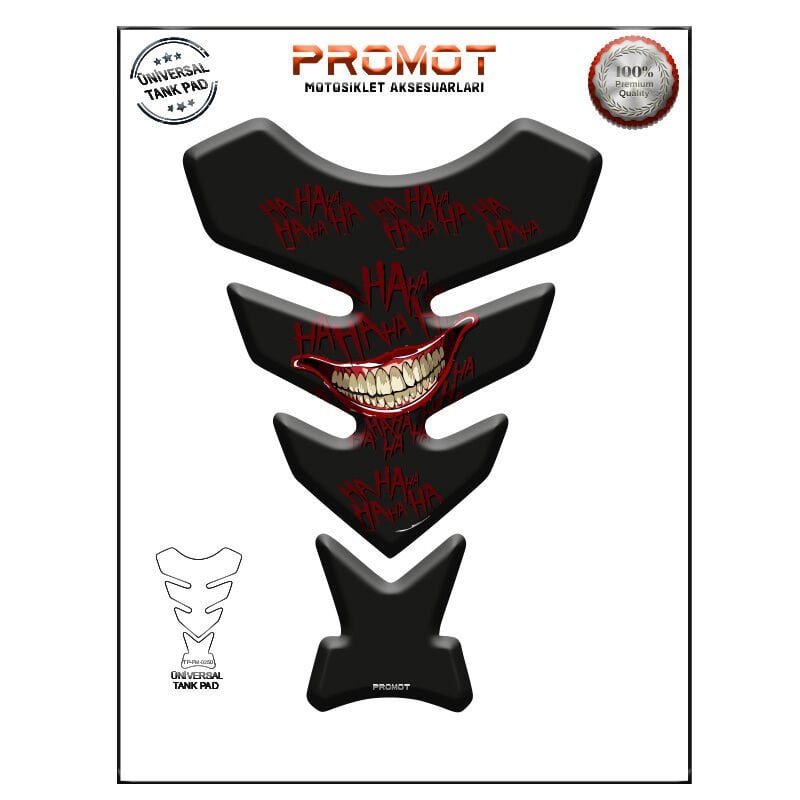 Universal Motosiklet Tank Pad 3D Sticker 0250