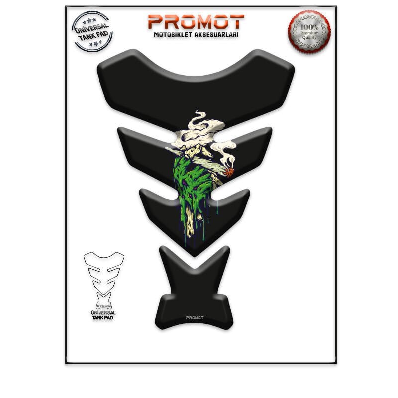 Universal Motosiklet Tank Pad 3D Sticker 0252