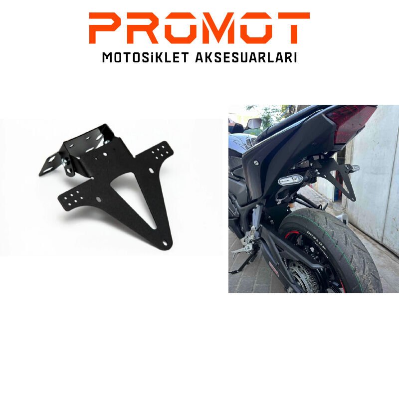 ÜNİVERSAL MOTOSİKLET KATLANIR PLAKALIK