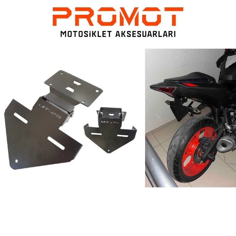 MT25 MOTOSİKLET KATLANIR PLAKALIK