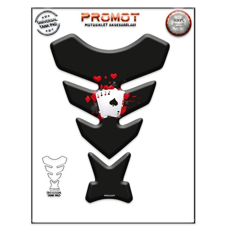 Universal Motosiklet Tank Pad 3D Sticker 0255