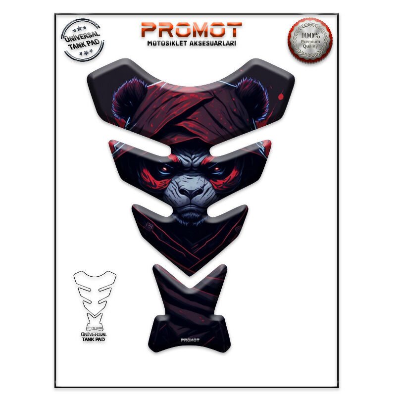 Universal Motosiklet Tank Pad 3D Sticker 0256
