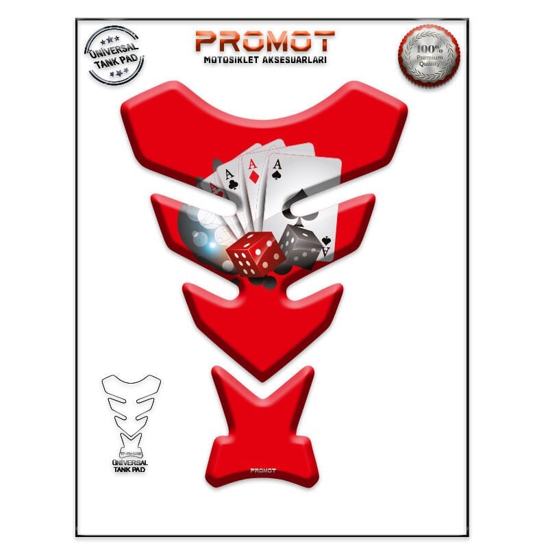 Universal Motosiklet Tank Pad 3D Sticker 0258